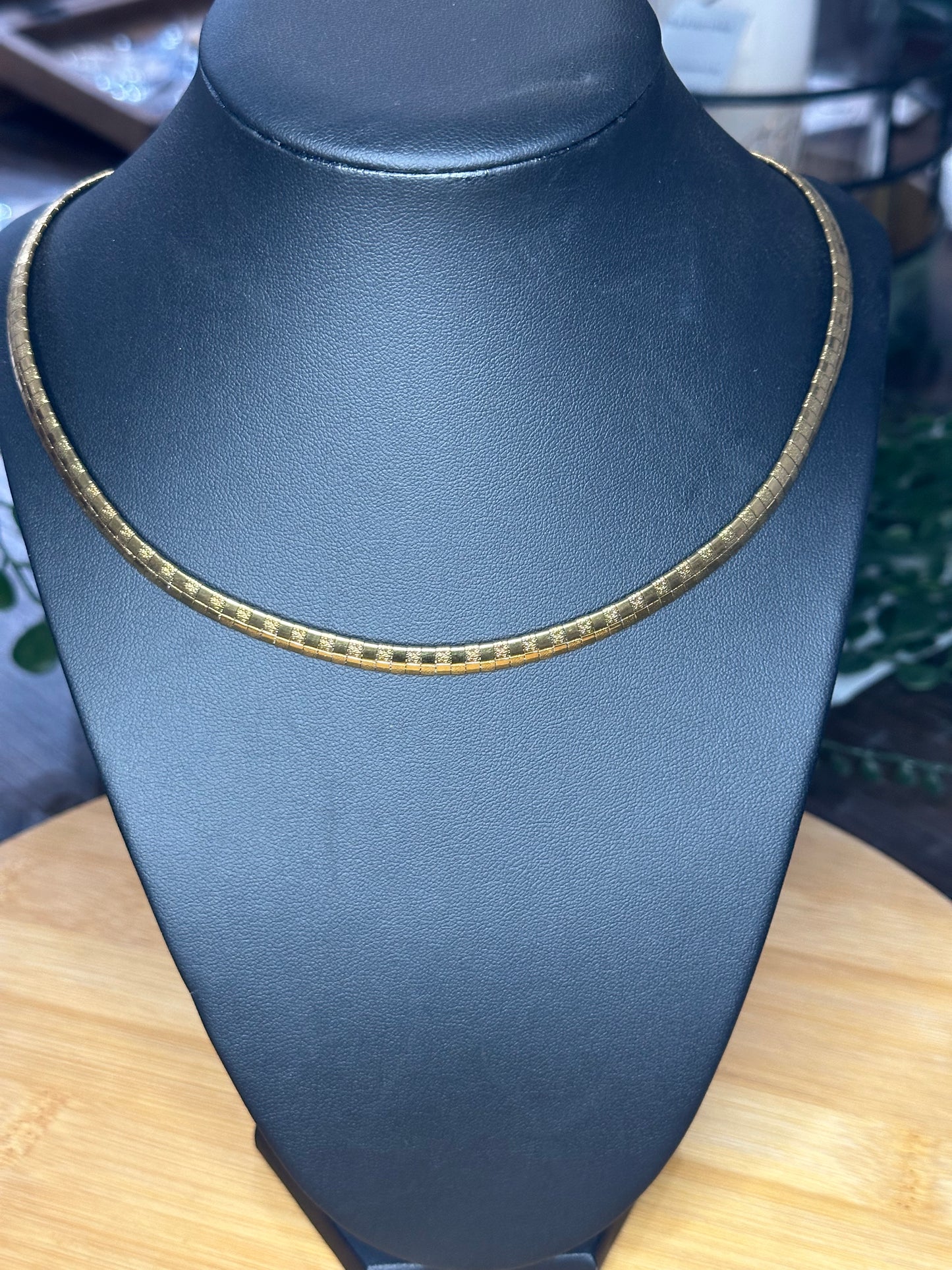 HERRINGBONE CHAIN Necklace gold plated