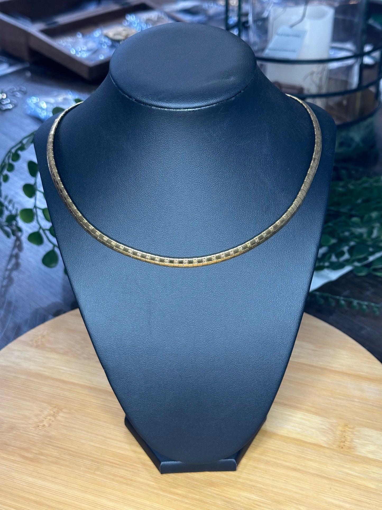 HERRINGBONE CHAIN Necklace gold plated