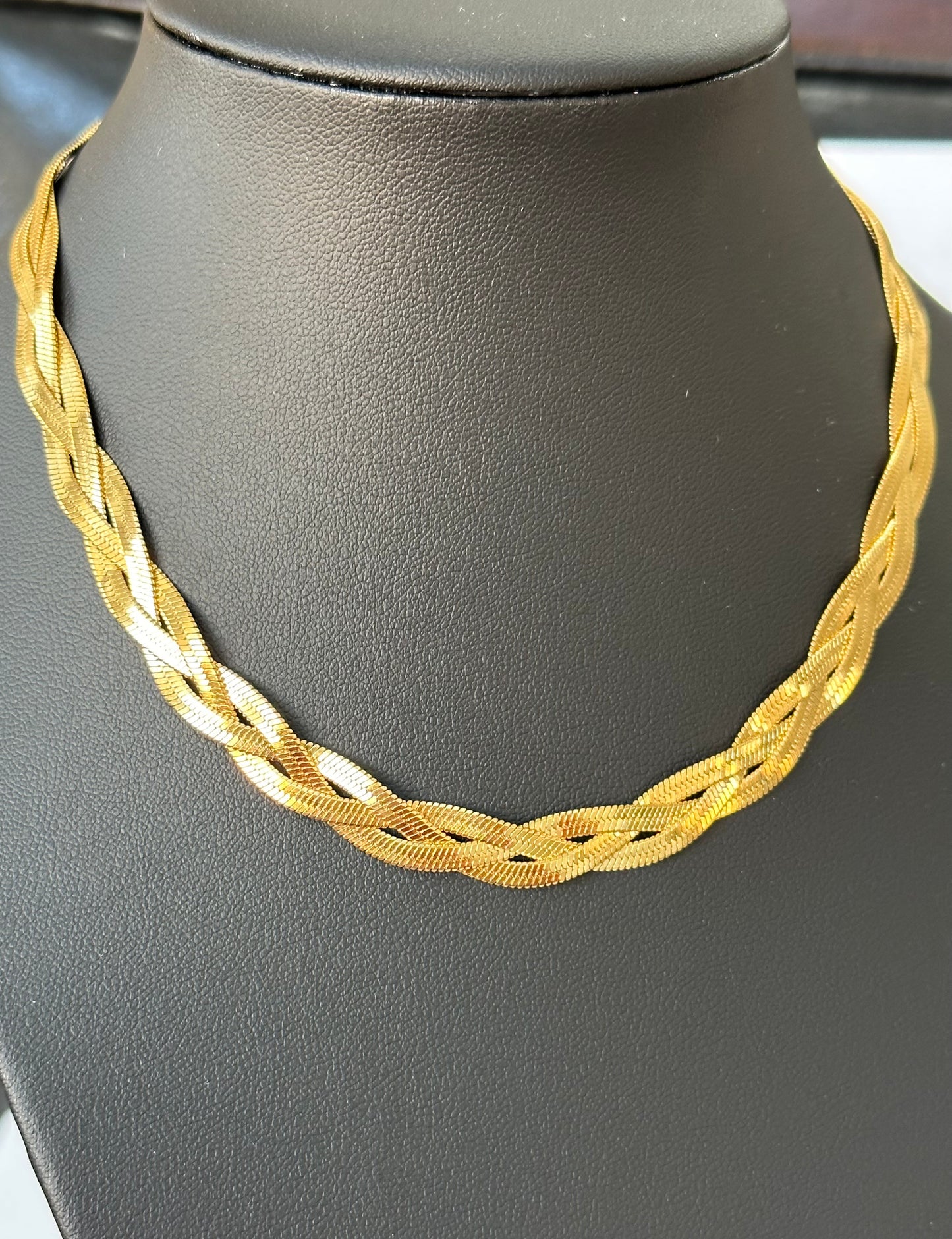 Stainless Steel Interlocking Necklace