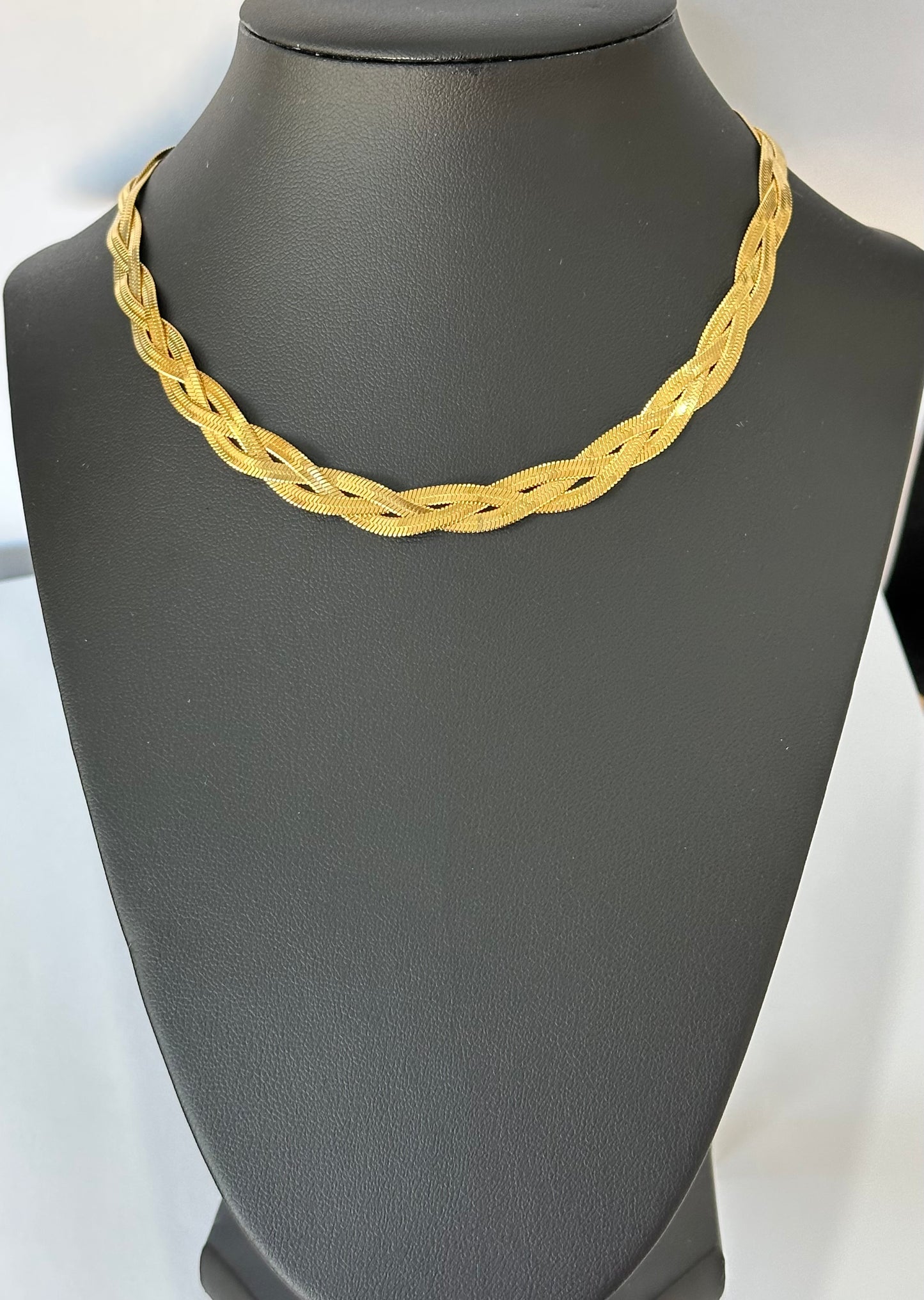 Stainless Steel Interlocking Necklace