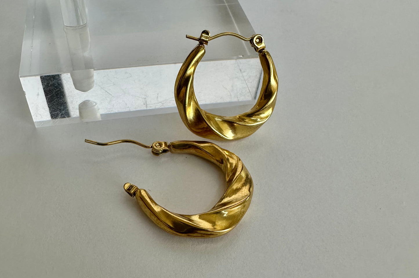 Stainless Steel Hoop Earrings