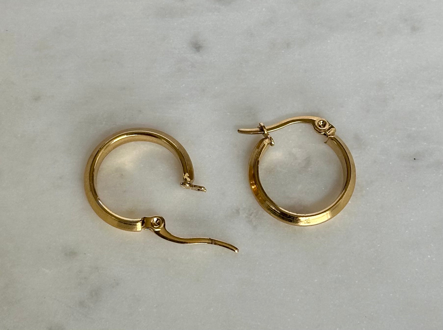 Stainless Steel Hoop Earrings